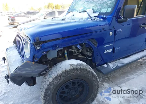 2019 Jeep Wrangler Unlimited Sahara 4X4 z USA, uszkodzony, nr VIN 1C4HJXEN6KW501830